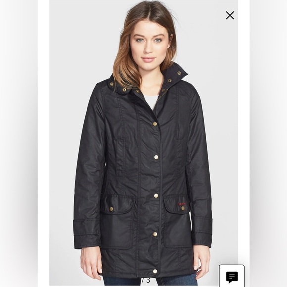 Barbour Jackets & Blazers - Barbour Squire Waxed Jacket with Quilted Lining